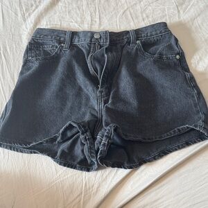 Levi's Charcoal Denim Shorts